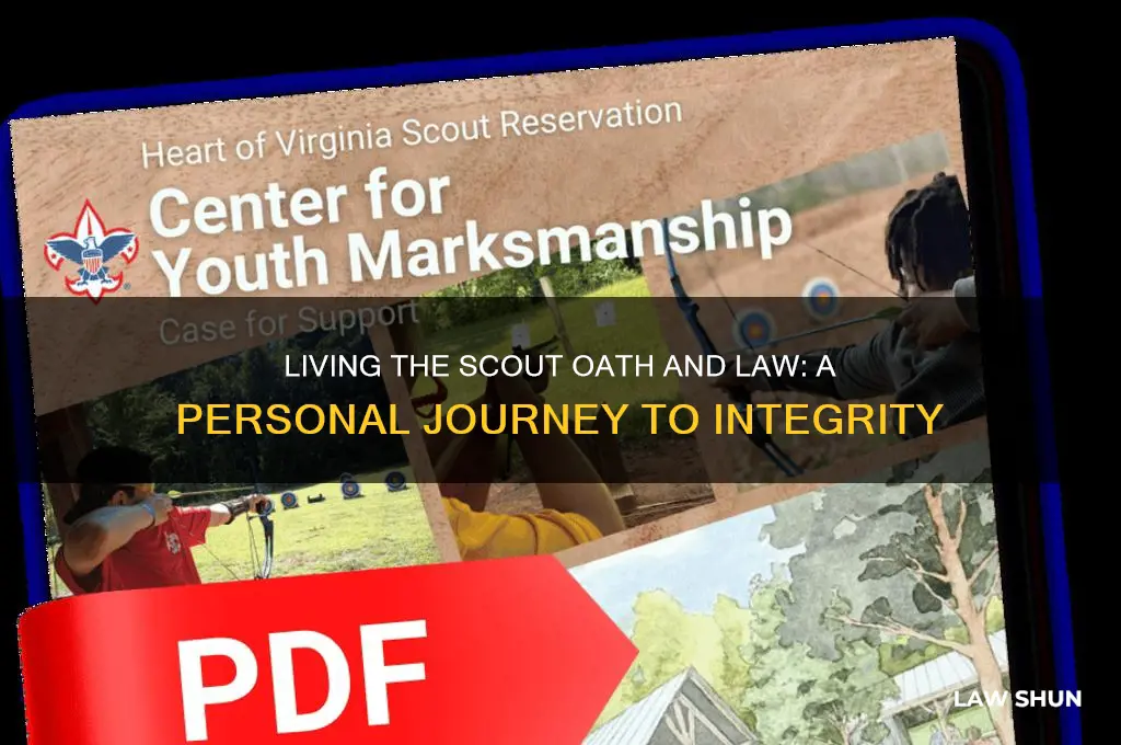 how to pertain the scout oath and law to me