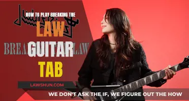 Mastering 'Breaking the Law' Guitar Tab: A Step-by-Step Guide