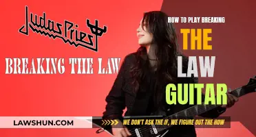 Mastering 'Breaking the Law' Guitar Solo: Tips and Tricks