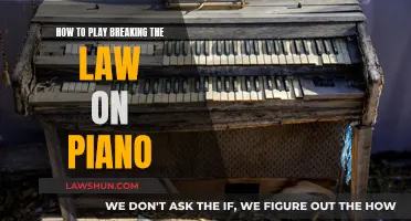 Learn to Play 'Breaking the Law' on Piano