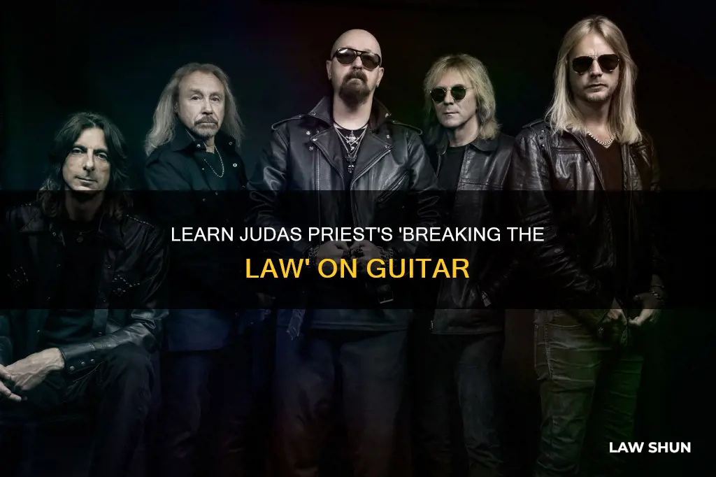 how to play guitar judas priest breaking the law