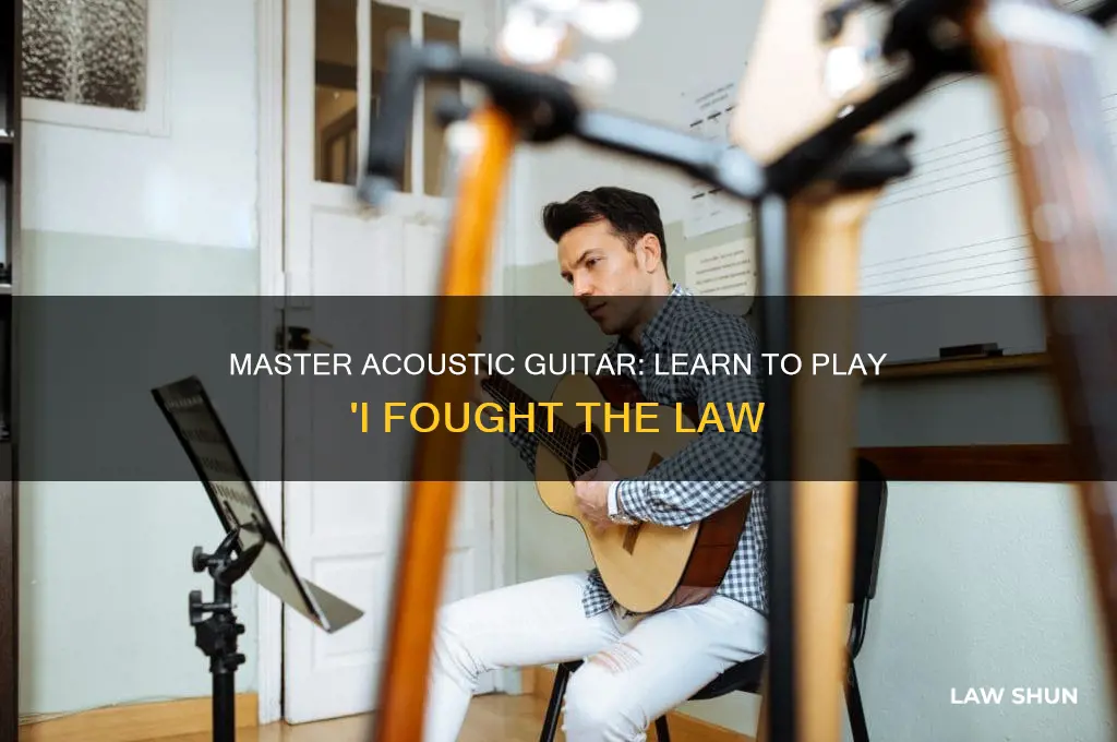 how to play i fought the law on acoustic guitar