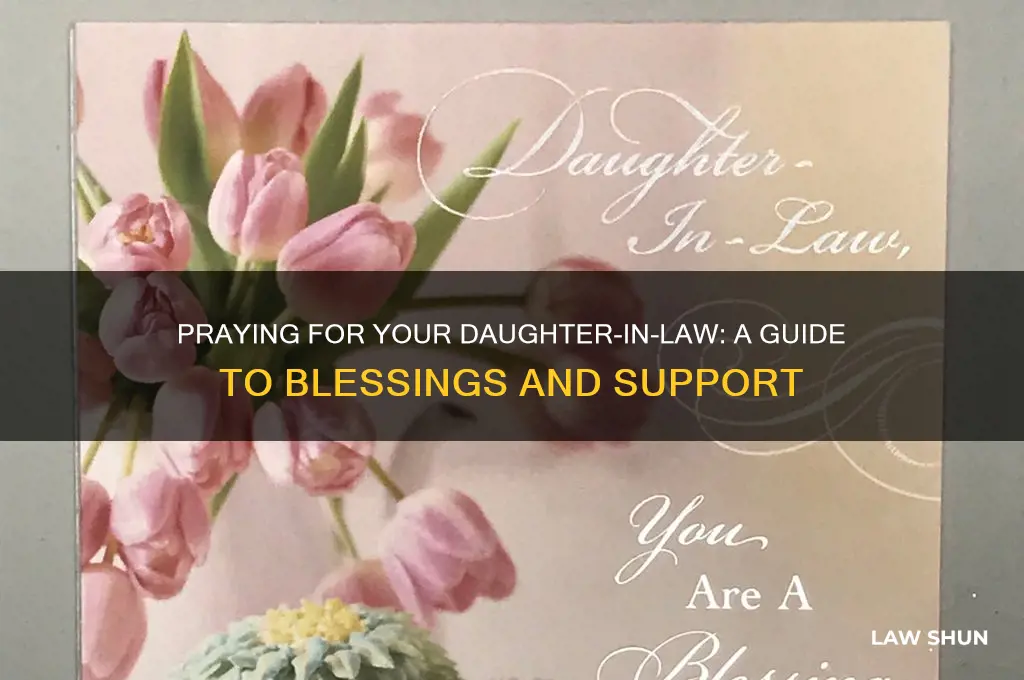 how to pray for a daughter in law