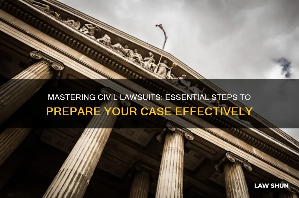how to prepare civil law suit