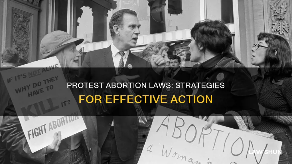 how to protest abortion laws