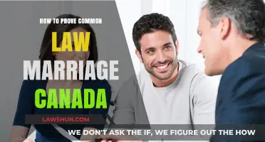 Common-Law Marriage in Canada: Proving Your Union Legally