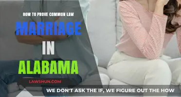 Proving Common Law Marriage in Alabama: What You Need