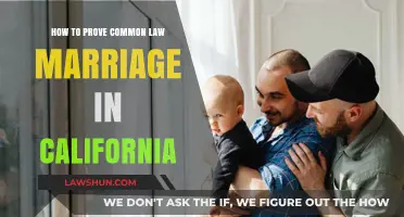 Proving Common Law Marriage: California's Requirements
