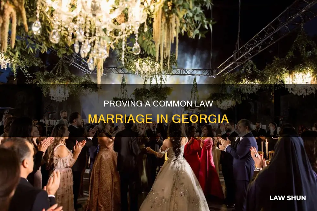 how to prove common law marriage in georgia