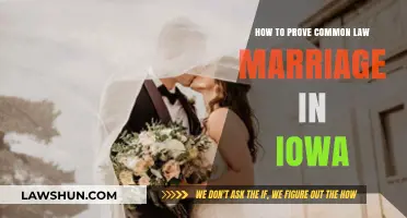 Common-Law Marriage in Iowa: What's the Proof?