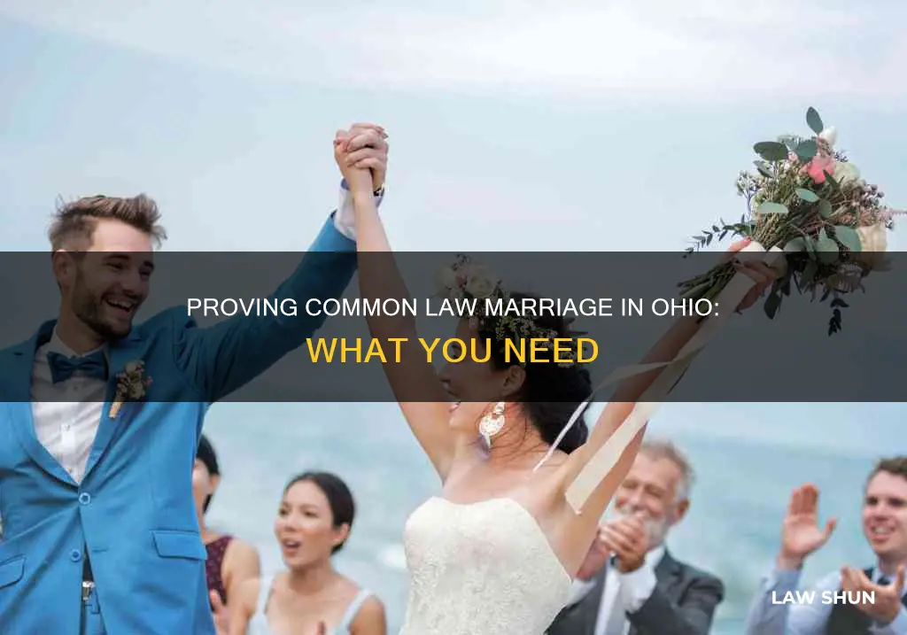 how to prove common law marriage in ohio
