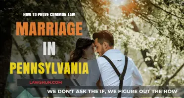 Proving Common Law Marriage in Pennsylvania: What You Need