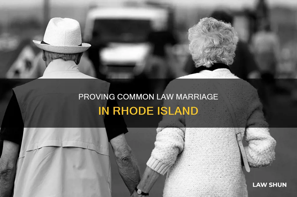 how to prove common law marriage in rhode island