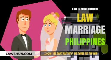 Proving Common Law Marriage in the Philippines