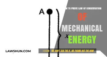Proving the Law of Conservation of Mechanical Energy: A Step-by-Step Guide