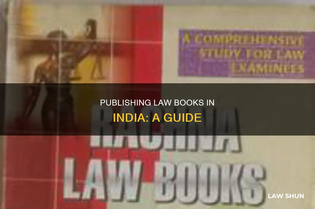 how to publish a law book in india