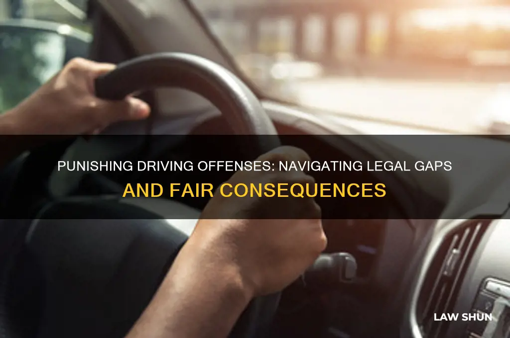 how to punish a driving offense when law is silent