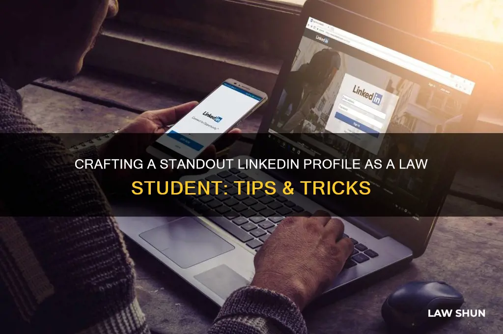 how to put law student on linkedin