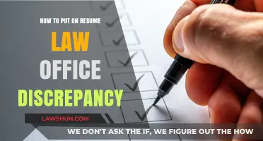 Addressing Law Office Discrepancies on Your Resume: A Professional Guide