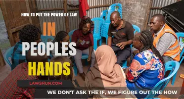 Empowering Communities: How to Put the Power of Law in People's Hands