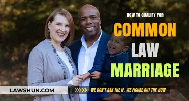 Understanding Common Law Marriage Qualifications