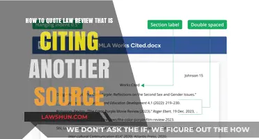 Mastering Legal Citations: Quoting Law Reviews Citing Secondary Sources