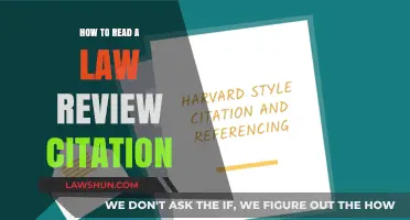 Mastering Legal Research: Decoding Law Review Citation Basics