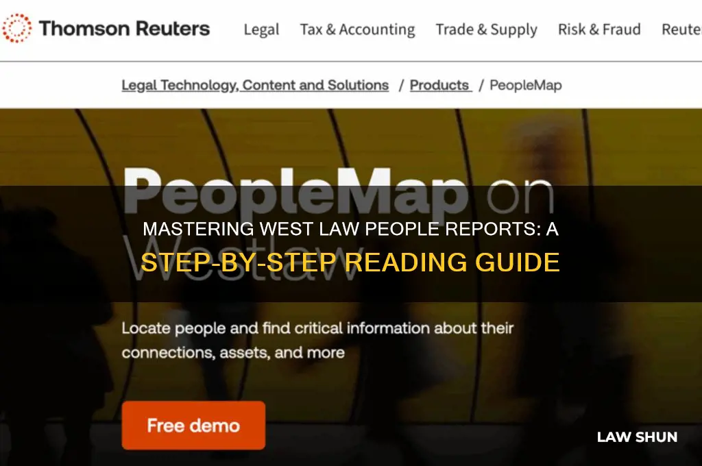 how to read west law people report