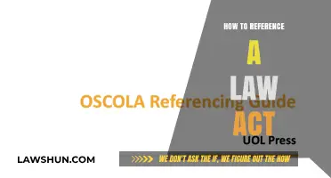 Mastering Legal Citations: A Guide to Referencing Law Acts Effectively