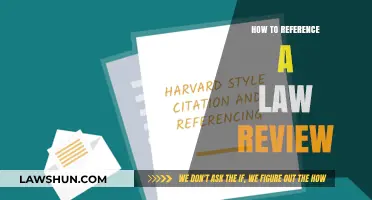 Mastering Legal Citations: A Guide to Referencing Law Reviews