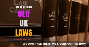 Referencing Old UK Laws: A Guide to the Past