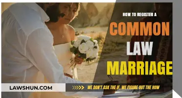 Common-Law Marriage: Registration Process and Requirements