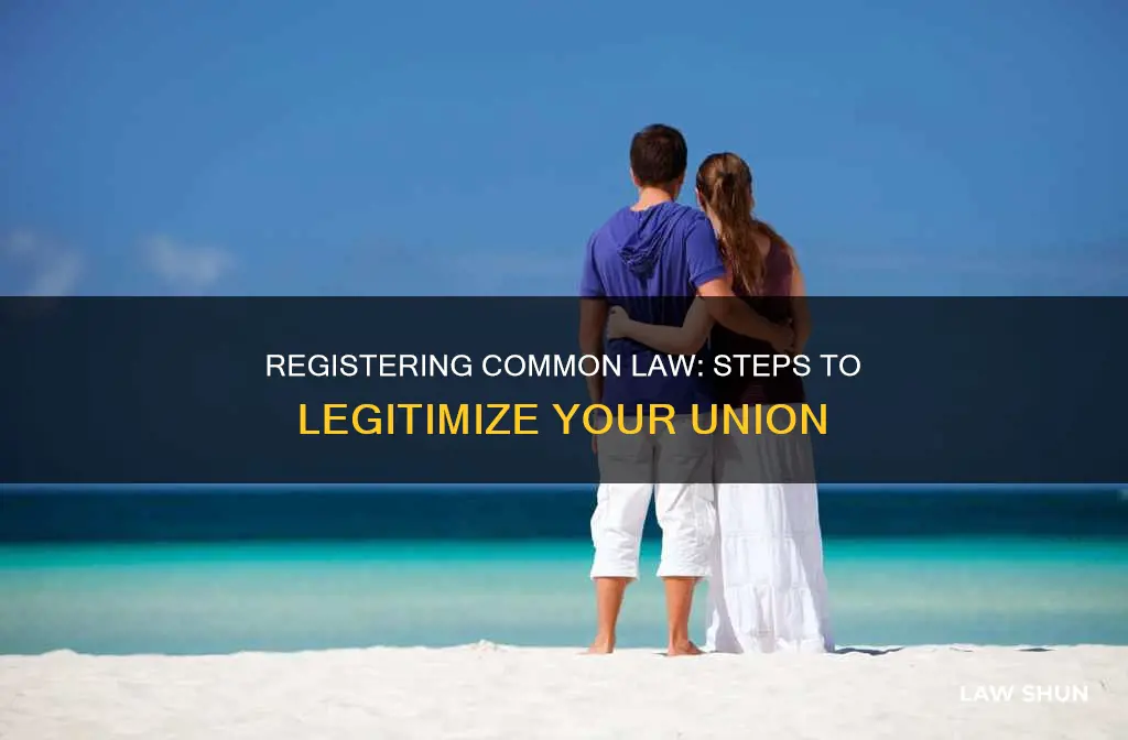 how to register common law