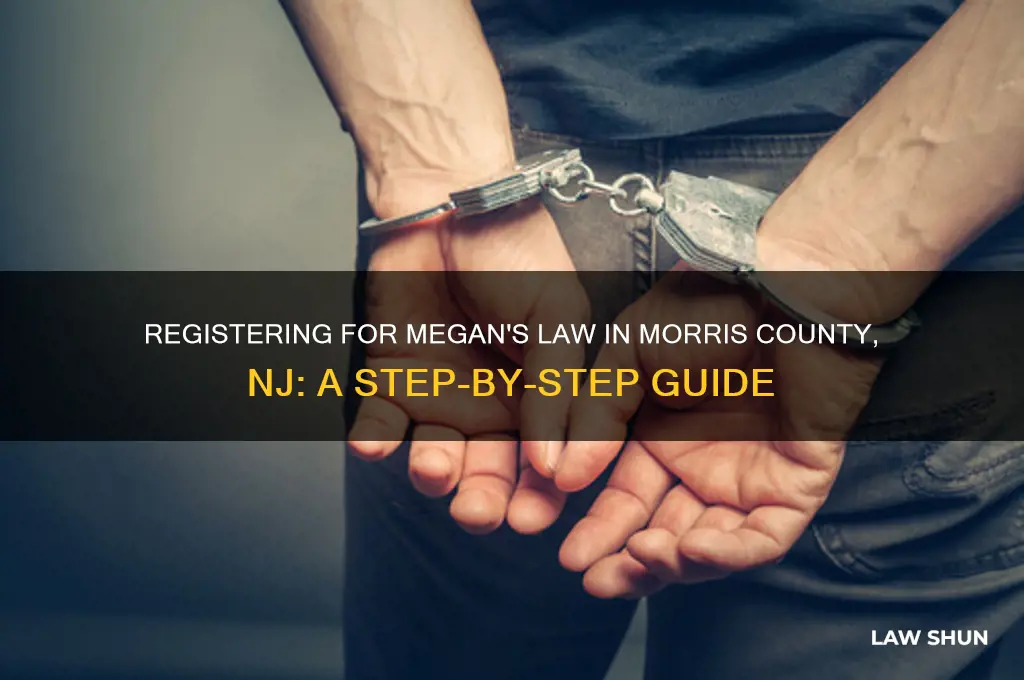 how to register to megans law in morris county nj
