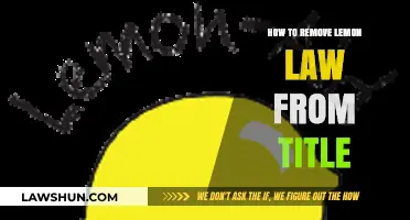 Removing Lemon Law Branding: A Step-by-Step Guide to Clear Titles