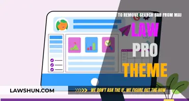Removing the Search Bar in Mai Law Pro Theme: A Step-by-Step Guide