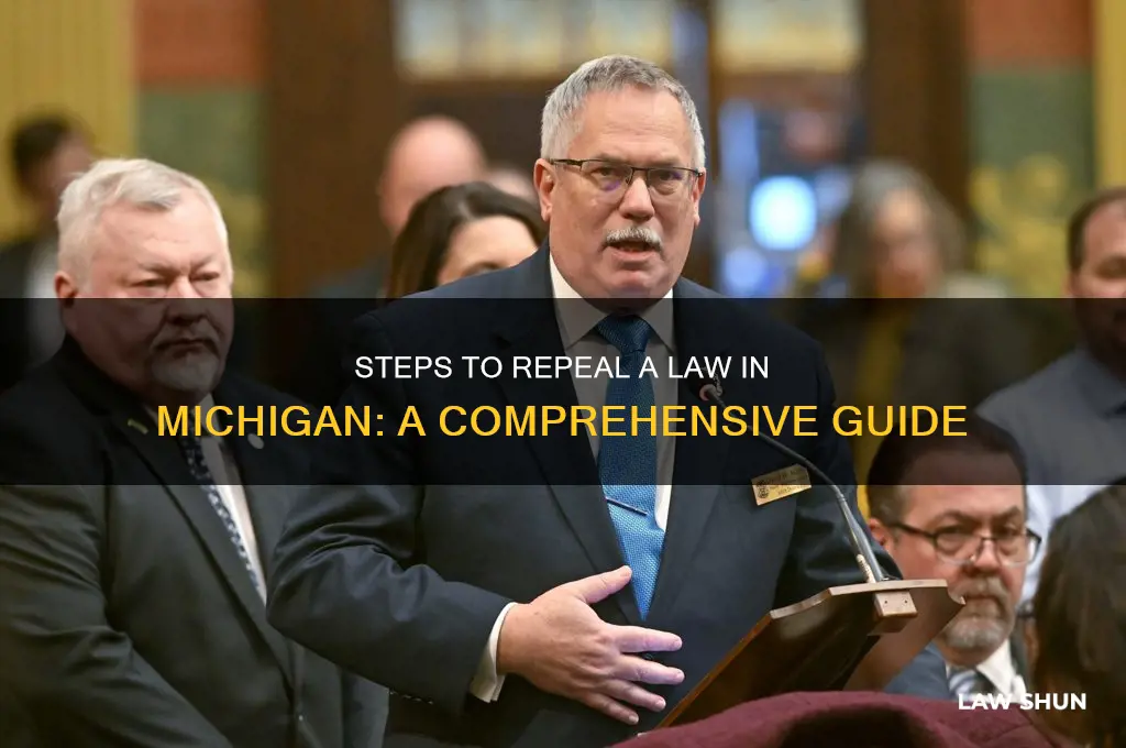 how to repeal a law in michigan
