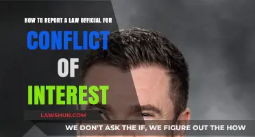 Reporting Law Officials: Steps to Address Conflict of Interest Allegations