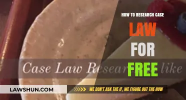 Case Law Research: Free and Easy Ways