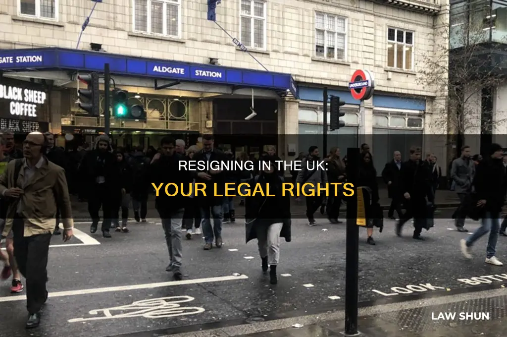 how to resign uk law