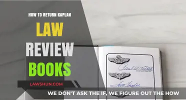 Returning Kaplan Law Review Books: A Step-by-Step Guide