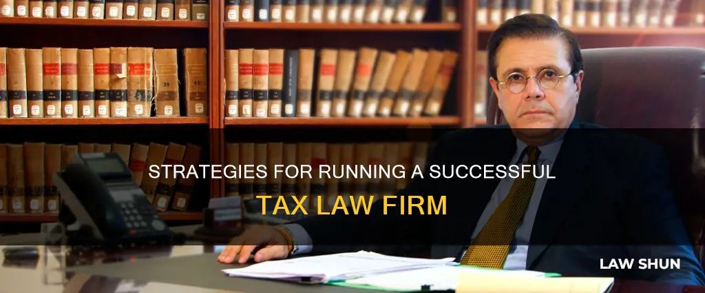 how to run a tax law office