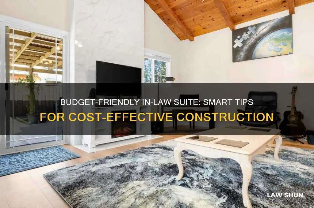 how to save costs when building in law suite