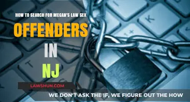 NJ Megan's Law: How to Search for Sex Offenders