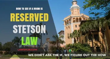 Checking Room Reservations at Stetson Law: A Quick Guide