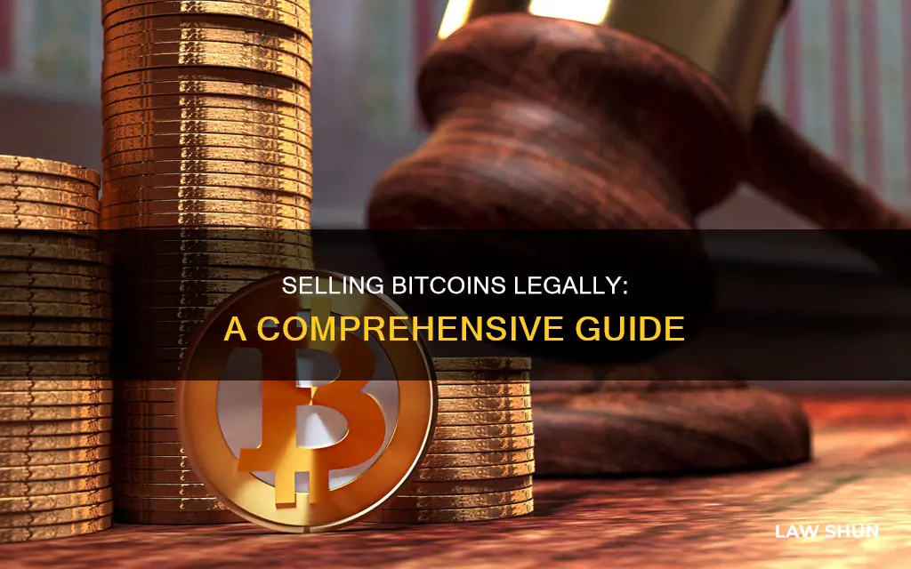 how to sell bitcoins without breaking the law