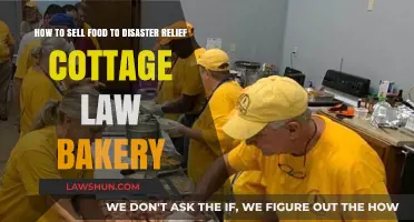 Selling Homemade Baked Goods for Disaster Relief: Cottage Law Guide