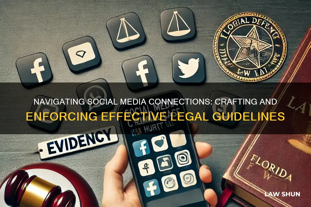 how to send a law about connecting on social media