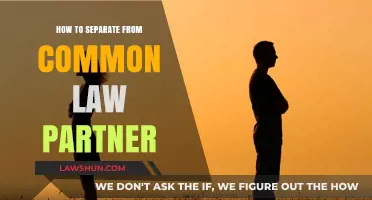 Navigating Separation: Common Law Partners