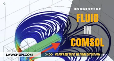 Modeling Power Law Fluids in COMSOL: A Step-by-Step Guide